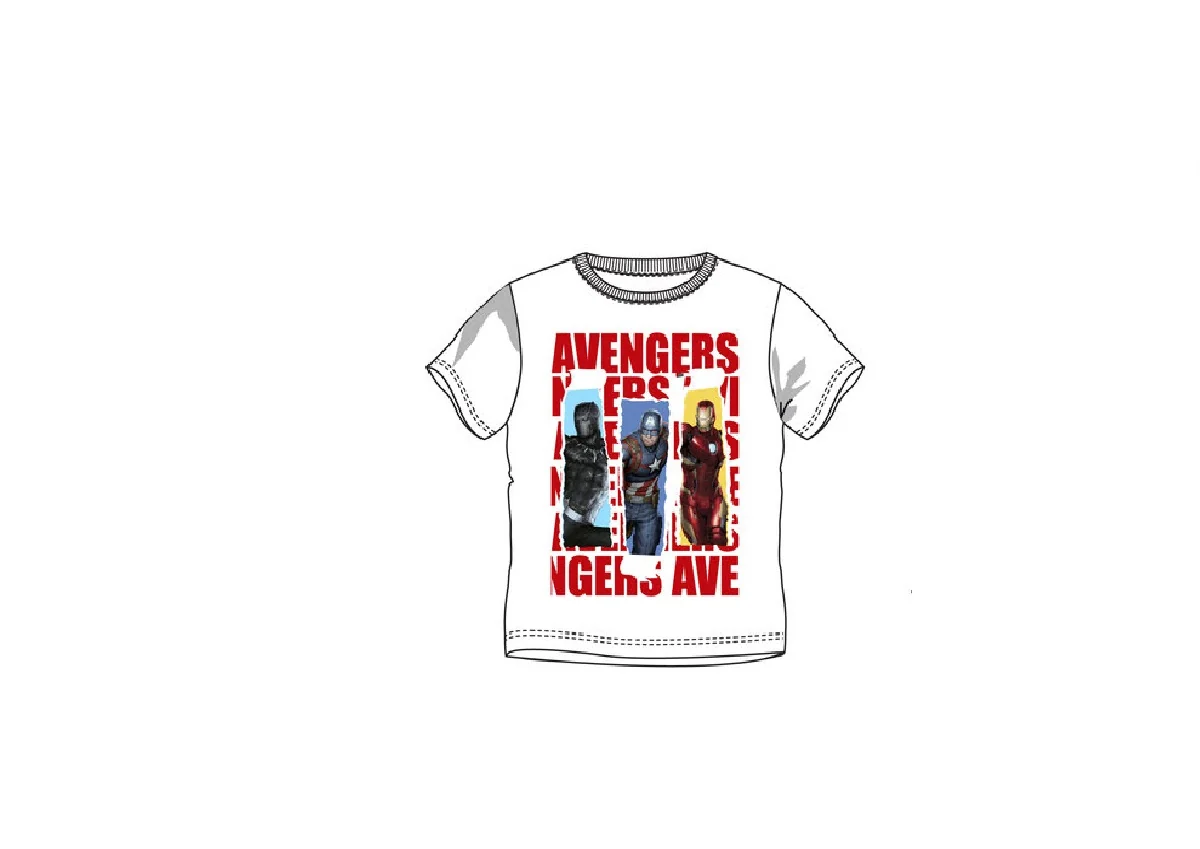 PACK 8 CAMISETAS LOS VENGADORES T4-10 AÑOS - Imagen 3