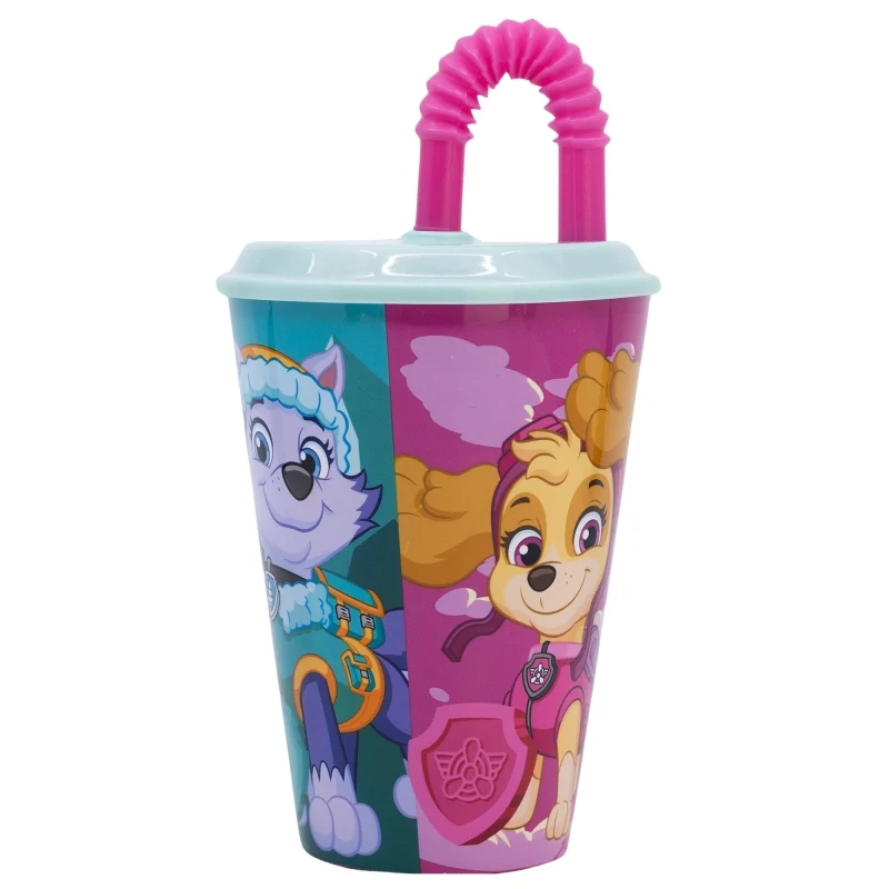 VASO CAÑA EASY 430 ML PAW PATROL GIRL SUPERPOWERS - Imagen 2