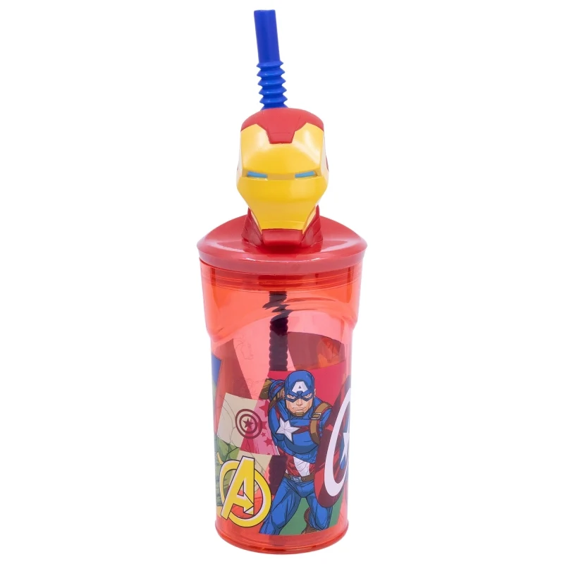 VASO FIGURITA 3D 360 ML AVENGERS SEVEN WONDERS IRON MAN - Imagen 2