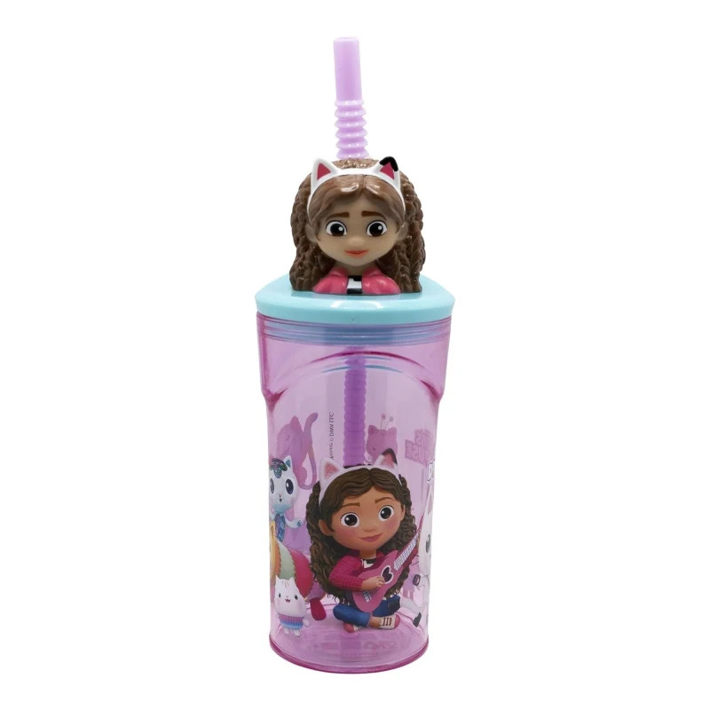 VASO FIGURITA 3D 360 ML GABBY'S DOLLHOUSE