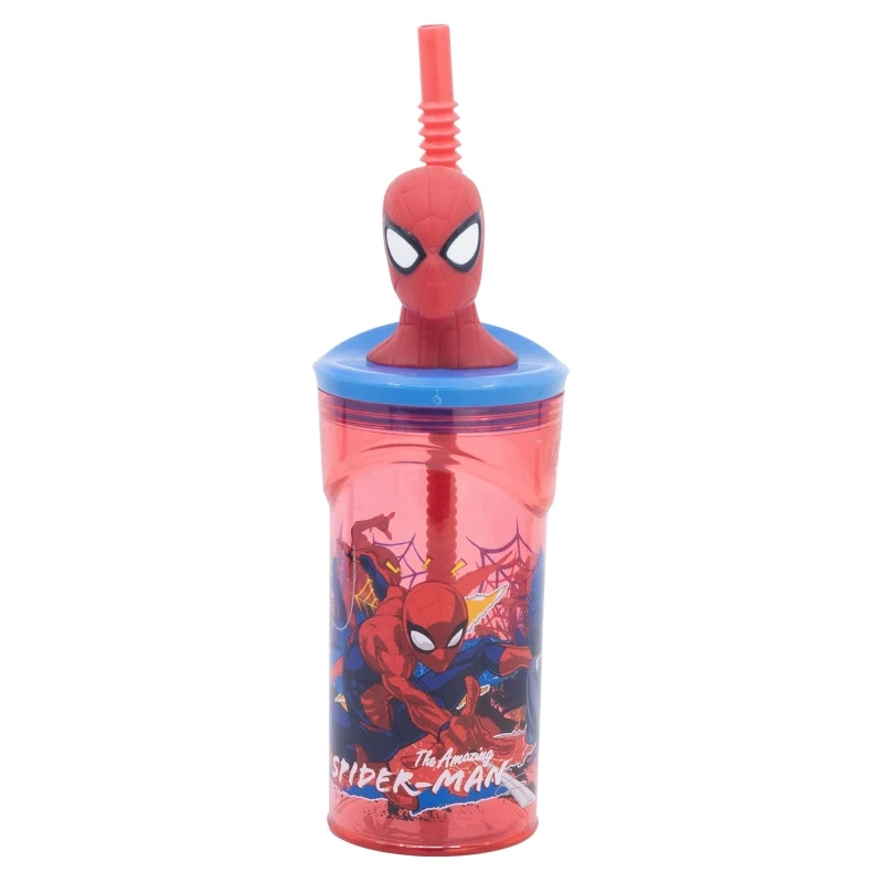 VASO FIGURITA 3D 360 ML SPIDERMAN MOVING TARGET