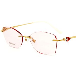 Wholesale Luxury Natural Jade Titanium Eyeglasses – 9822