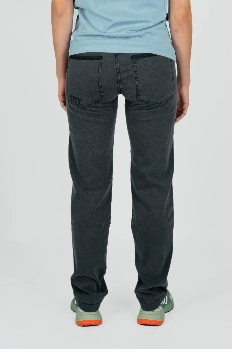 Pantalón Escalada - Trekking Turia Jeans Black Unisex - Imagen 4