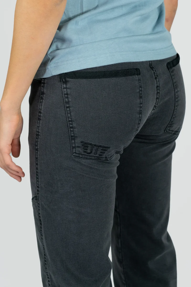 Pantalón Escalada - Trekking Turia Jeans Black Unisex - Imagen 7