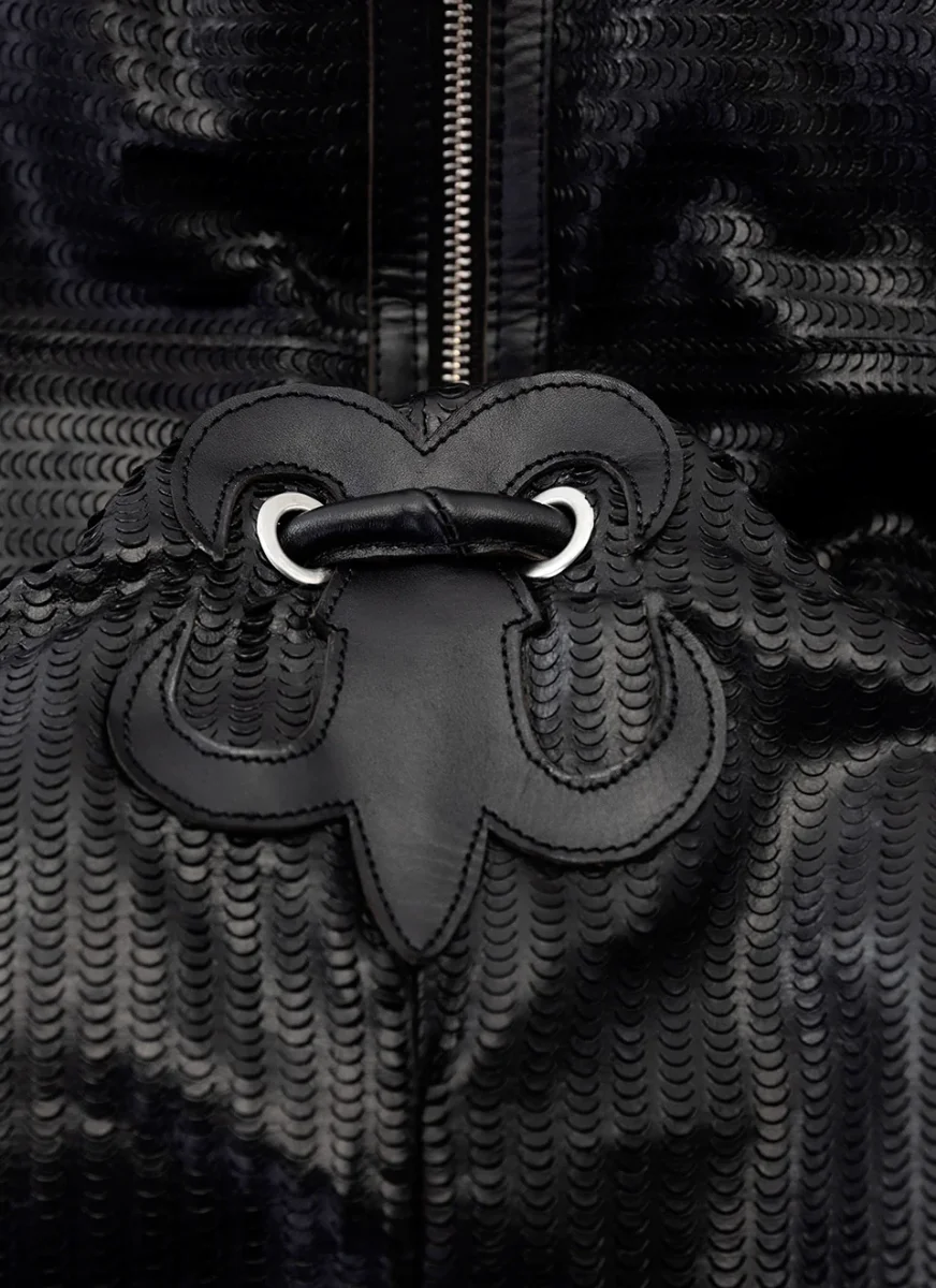 Bolso Grande Bandolera Piel Negro - Imagen 8